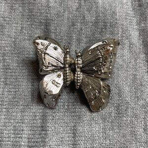 Chico's Silver Butterfly Earrings